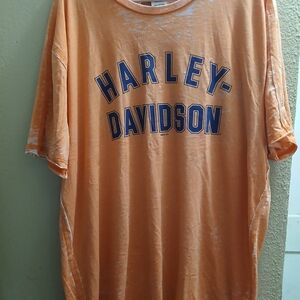Harley-Davidson Orange Men's Shirt